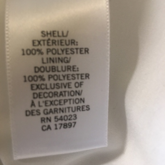 Banana Republic white fringe flower bead tank top Size XS - Picture 6 of 8